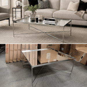 Mirrored Chrome Coffee Table - Mirrored Chrome Coffee Table
